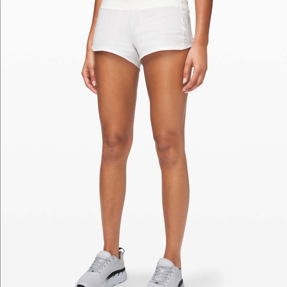 White Lululemon Shorts